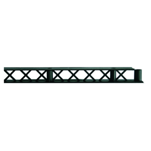 LITEAU DE VENTILATION SANS PEIGNE NOIR 100cm 18mm SPECIAL ARDOISE BKW